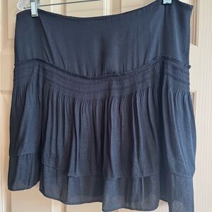 White House Black Market Blue Bubble Mini Skirt